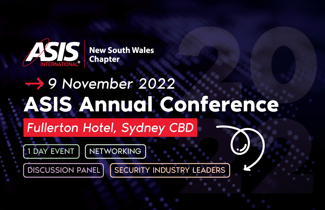 ASIS International NSW Annual Conference ASIS International Australia