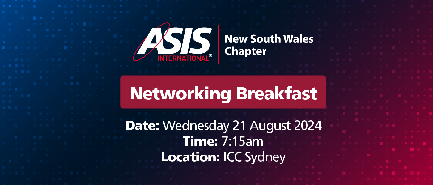 ASIS NSW Networking Breakfast