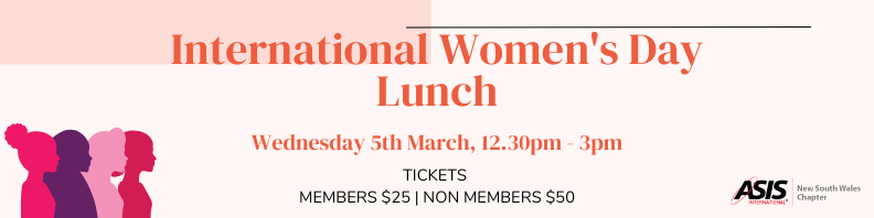 ASIS NSW International Women’s Day Lunch